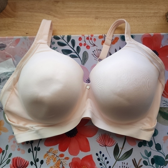 Breezies Nude Underwire Comfort Bra NWT 44DDD - Picture 1 of 7